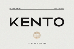 Kento - The Modern Sans Font Font Download