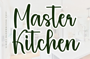 Master Kitchen Font Download