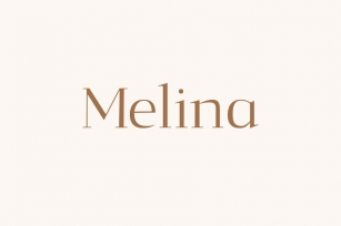 Melina - A Refined Serif Typeface Font Download