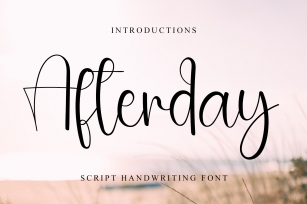 Afterday Font Download