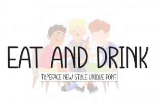 Eat and Drink Font Download