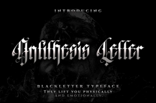 Antithesis Letter - Blackletter Typeface Font Download