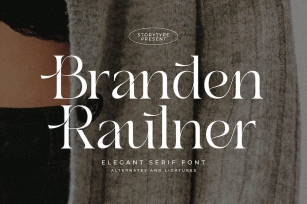 Branden Raulner Elegant Serif Font Font Download