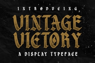 Vintage Victory Font Download