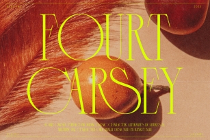 Fourt Carsey Font Download