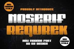 Noserif Requrek Font Download
