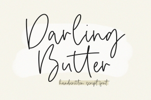 Darling Butter Font Download