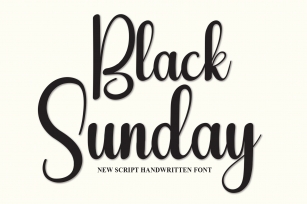 Black Sunday Font Download