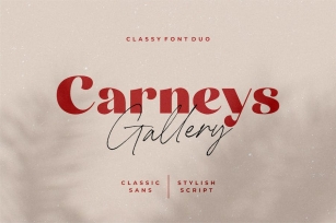 Carneys Gallery Font Download