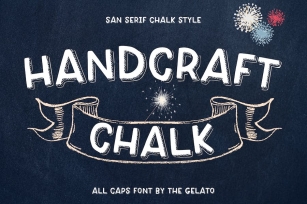 Handcraft Chalk Font Font Download