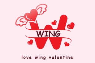 Love Wing Valentine Font Download