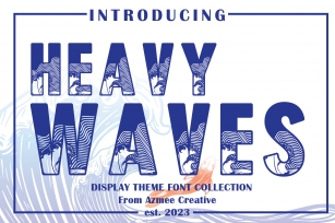 Heavy Waves Font Download