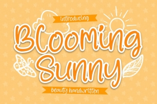 Blooming Sunny Handwritten Font Font Download