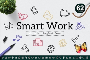 Smart Work Dingbat Font Download