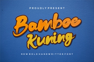 Bamboe Kuning Font Download