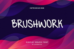 Brushwork Display Brush Font Font Download