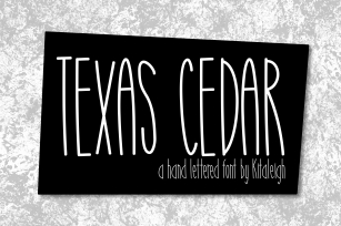 Texas Cedar Font Download