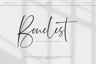 Bonelest | Stylish Ligature Font Download