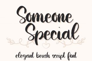 Someone Special Font Download