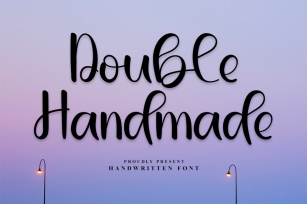 Double Handmade Font Download