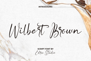Wilbert Brow Font Download