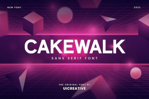 Cakewalk Sans Serif Font Font Download