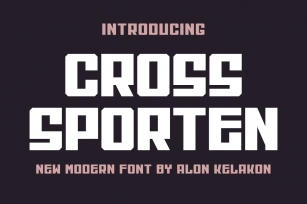 Cross Sporten Font Download
