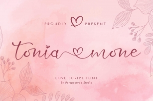 Tonia Mone Font Download