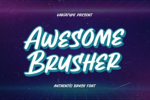 Awesome Brusher Font Download