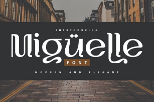 Miguelle Modern Font Font Download