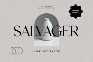 Salvager Luxury Serif Font Font Download