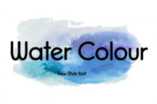 Water Colour Font Download