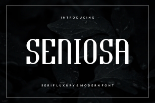 Seniosa Font Download