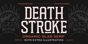 Deathstroke Stamp Font Download