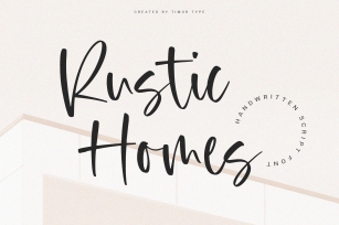 Rustic Homes Font Download