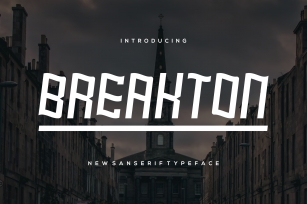 Breakton Font Download