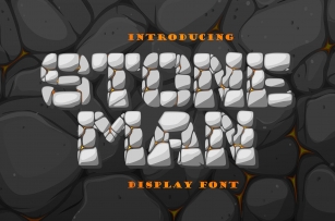 Stone Man Font Download