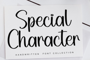 Special Character Font Download