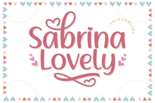 Sabrina Lovely Font Download