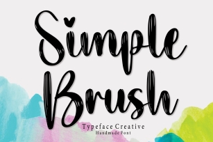 Simple Brush Font Download