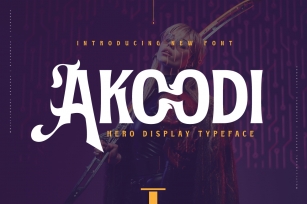 AKOOD Itrial Font Download