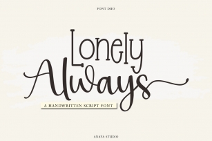 Lonely Always Font Download