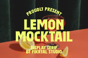 Lemon Mocktail Font Download