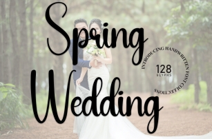 Spring Wedding Font Download