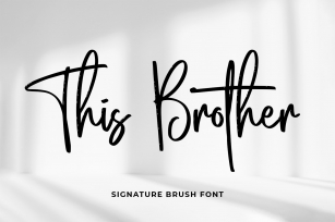 This Brother Font Download