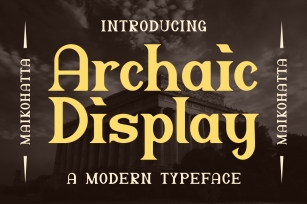 Archaic Display Font Download