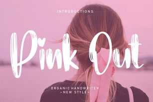 Pink out Font Download