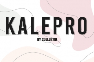 Kalepro Font Download