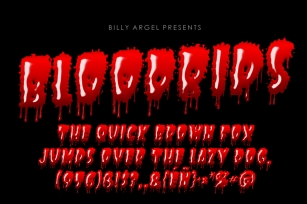 BLOODRIPS Font Download