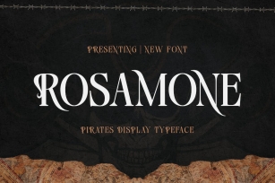 Rosamone - Pirates Display Typeface Font Download